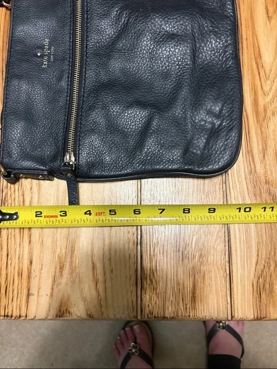 kate spade Black Pebbled Leather Crossbody - Picture 12 of 12